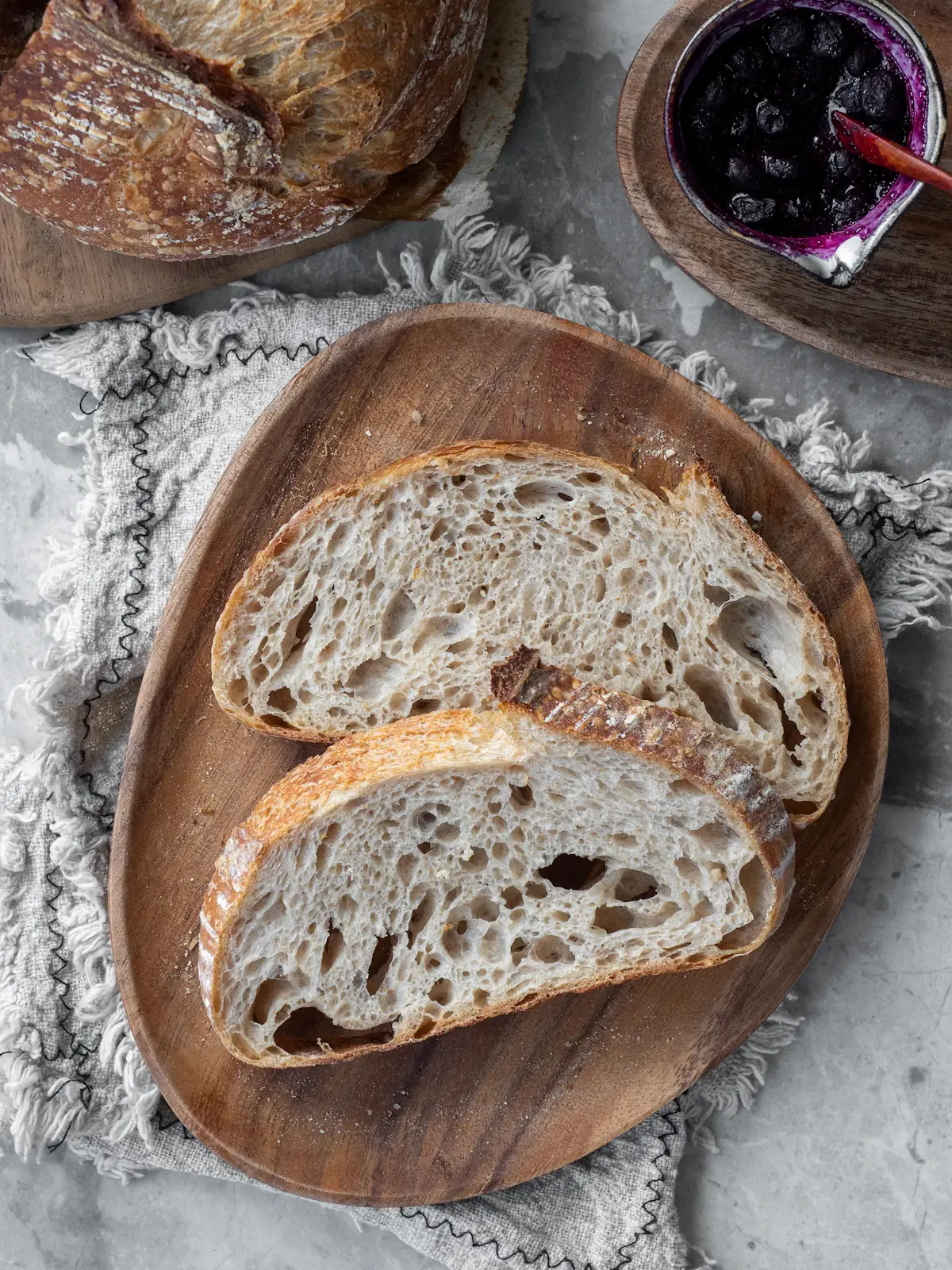 Sliced sandwich loaf
