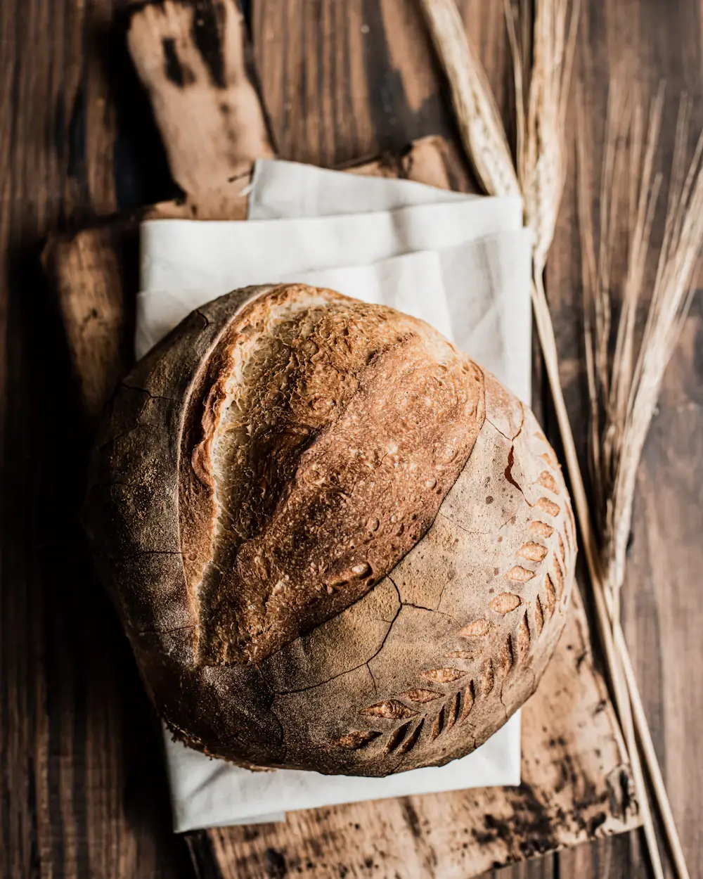Round sourdough loaf
