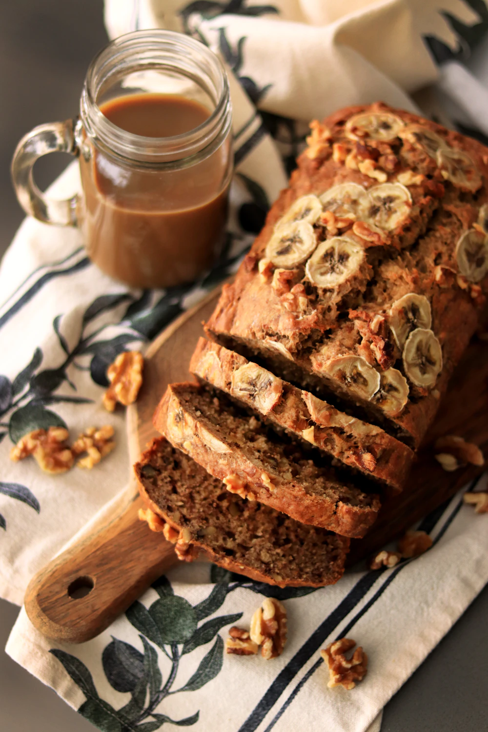 Banana walnut loaf